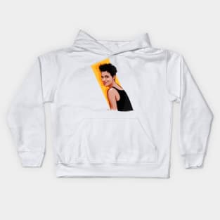 Halle Berry - An illustration by Paul Cemmick Kids Hoodie